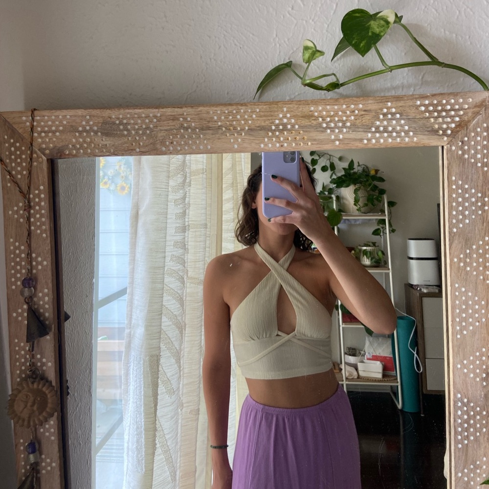 Halter crop top